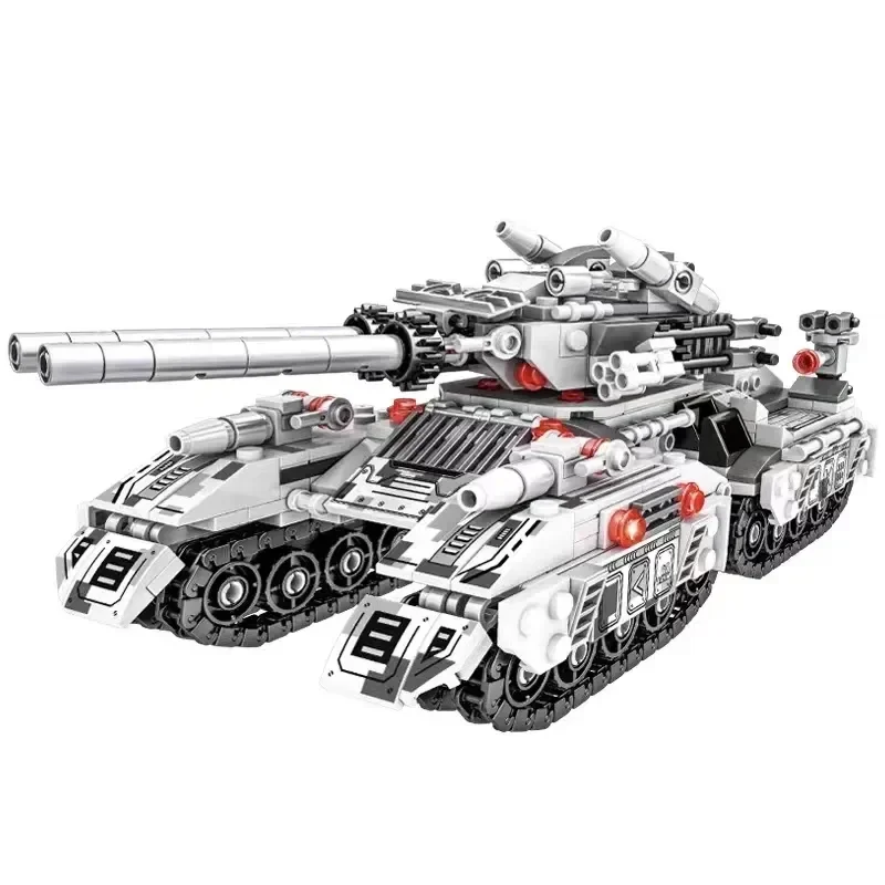New WW2 Military Vehicle Tank 8in1 Airplane Truck Model Building Blocks DIY Bricks Kids Construction Toys Gifts for Boys Adult - Image 3