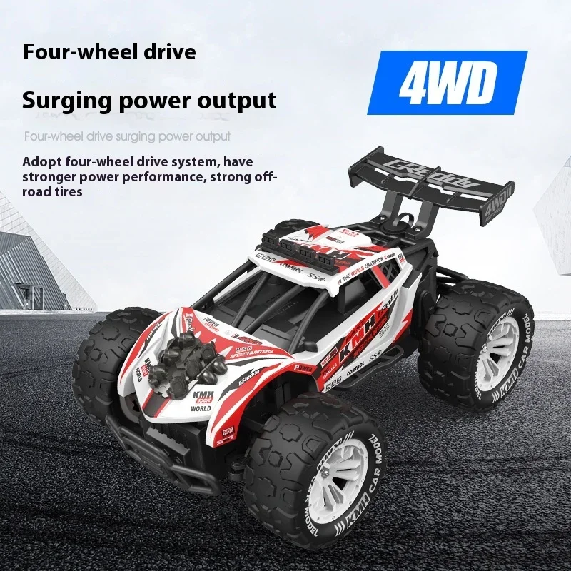 2.4g Remote Control Four-Wheel Drive High-Speed Car Bigfoot Spray Off-Road Vehicle Remote Control Model Children'S Toy Gift - Image 2
