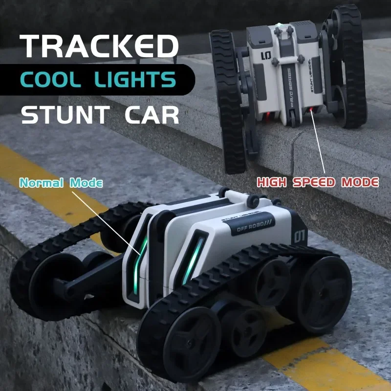Cool Stuff Toy Tank Birthday Gift-Hot Style Stunt Roll Tracked Rc Tank Model,Upright Walking Rotary Rc Cars,Kawaii Toys For Boys - Image 3