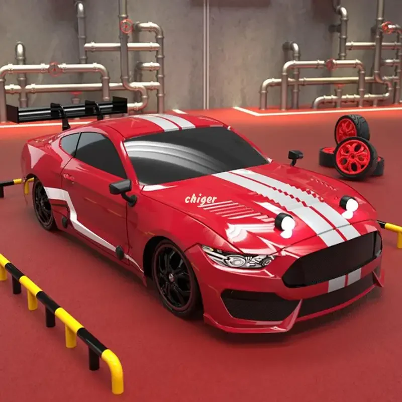 4WD Remote Control Car 1:16 2.4G 40km/h High Speed Drift Mustang GT Sports Remote Control Sports Car Children's Toy Gift 2023 - Image 4