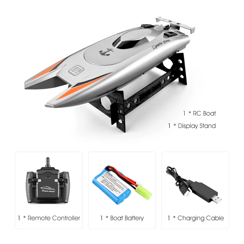 2.4G Radio Rc Boat 30Km/h Racing Boat High Speed Speedboat 20Mins Battery 2 Ch Dual Motor Waterproof Remote Control Ship Toy Boy - Image 5