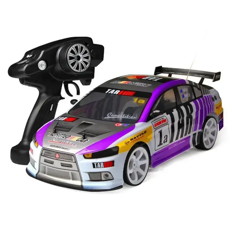 High-Speed 1:10 Scale Four-Wheel Drive Drift Car Remote Control Competition RC Car Dual Mode Electric Fast Running Toy Car - Image 3