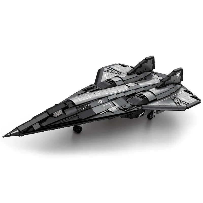 SR-72 spy plane building blocks Military Air Force fighter model building blocks Tabletop decorations Children's toys Gifts Gift - Image 6