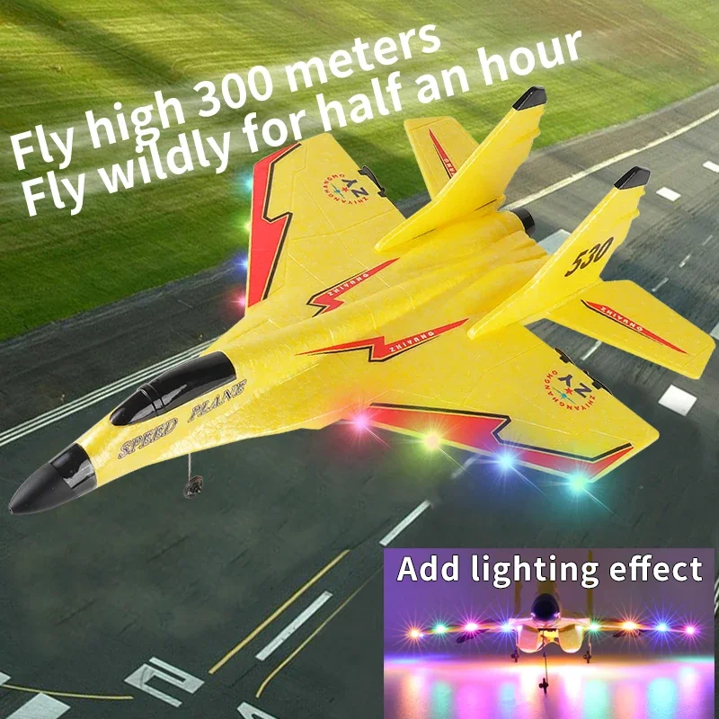 Remote Control Plane ZY530 2.4G With LED Lights 720P Camera Aircraft RC Flying Model Glider EPP Foam Toy Airplane Gifts for Kids - Image 4