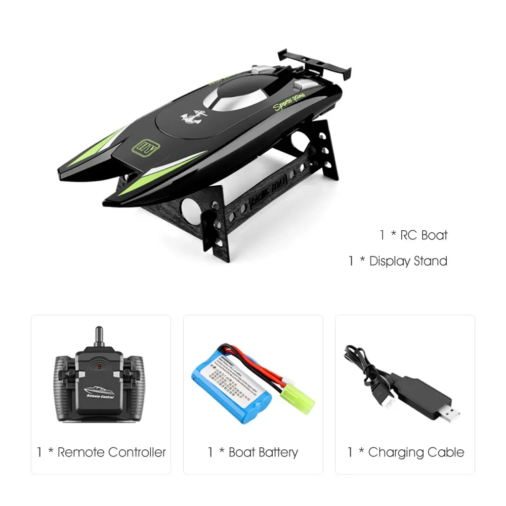 2.4G Radio Rc Boat 30Km/h Racing Boat High Speed Speedboat 20Mins Battery 2 Ch Dual Motor Waterproof Remote Control Ship Toy Boy - Image 6