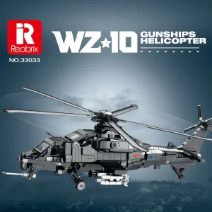 kf-S326d6a2d5bb64f88a7ab7e6ddf7613ed7 Reobrix 33033 Gunship model building blocks with building blocks Missile tabletop decoration holiday gift adult toys 1366PCS