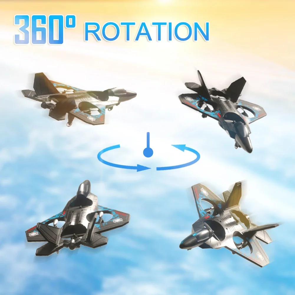 L0712 RC Remote Control Airplane 2.4G Gravity Sensing RC Glider One Key Takeoff 360° Rotation Plane EPP Foam Kids Toys - Image 4