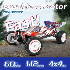 kf-S3d4d2d65a7054471ab40261e60af1772L 1/12 Fast RC Cars WLtoys 124008 2000mah 4x4 3s Brushless RC Buggy Cars with Independent ESC RC Car Truck Remote Control Cars