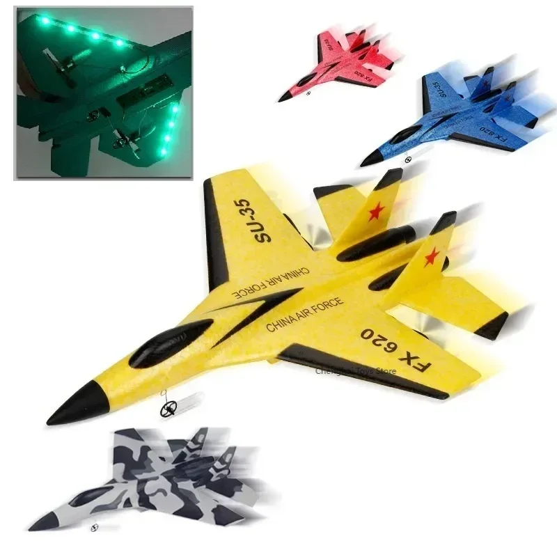 fx620 fx803 g1 RC Foam Aircraft SU-35 Plane 2.4G Radio Control Glider Remote Control Glider Airplane su57