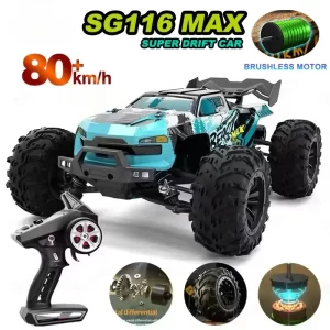 kf-S44cd51c9788f49f29445bdb5abe94069S 1:16 SG116 MAX/PRO / SG318 PRO 80KM/H Or 40KM/H 4WD RC Car Remote Control Cars High Speed Drift Monster 4x4 Truck for Kids Toys