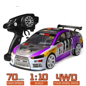 kf-S4c02cd97470041bebd9703dd1c32a7b9e High-Speed 1:10 Scale Four-Wheel Drive Drift Car Remote Control Competition RC Car Dual Mode Electric Fast Running Toy Car