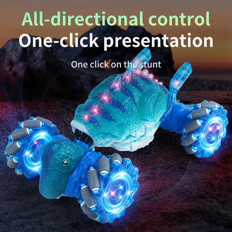 Dinosaur Transformation Car Remote Control Gesture Sensing Twist Transformation Car Toy Children's Touch Drift Stunt Dinosaur Ca - Image 5