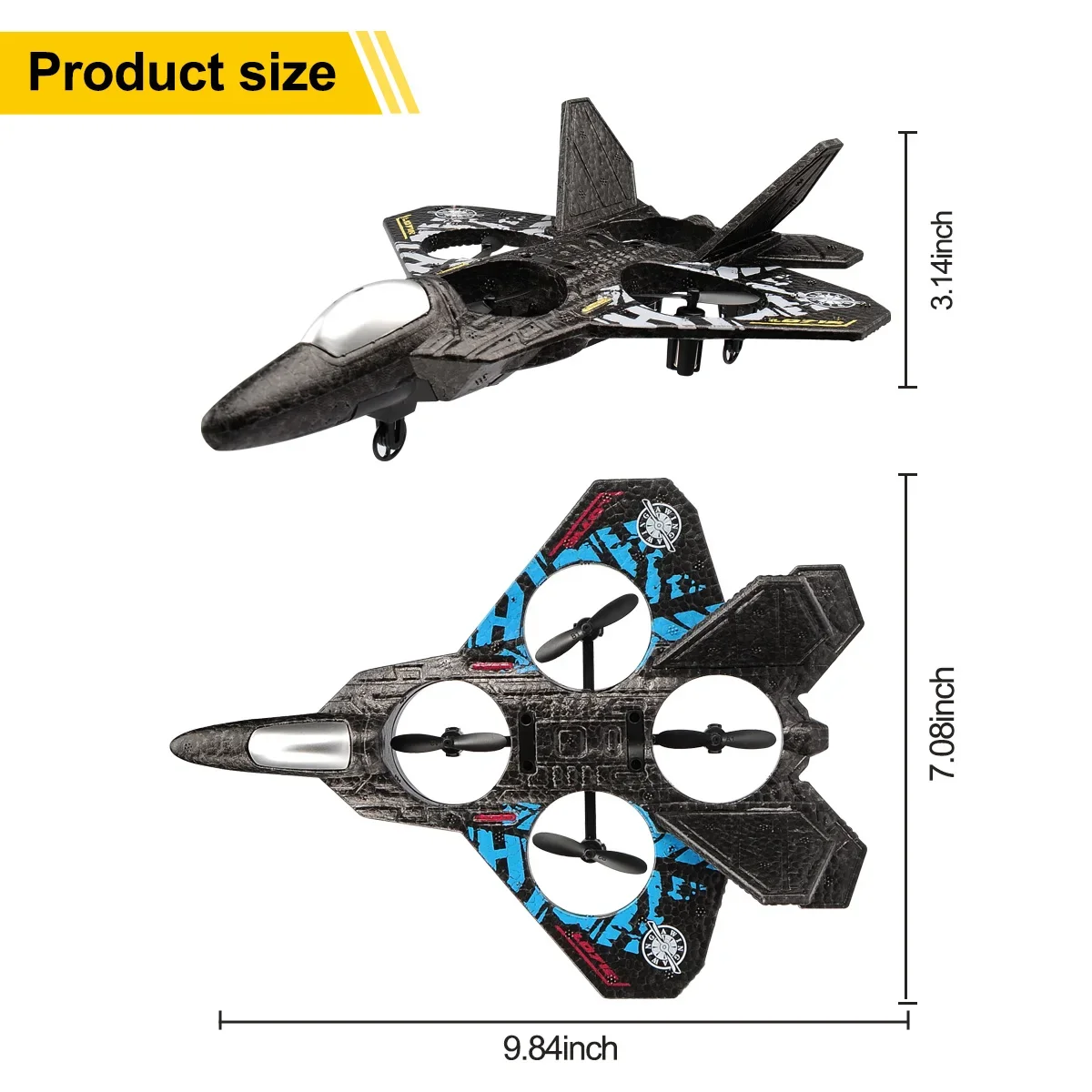 L0712 RC Remote Control Airplane 2.4G Gravity Sensing RC Glider One Key Takeoff 360° Rotation Plane EPP Foam Kids Toys - Image 6