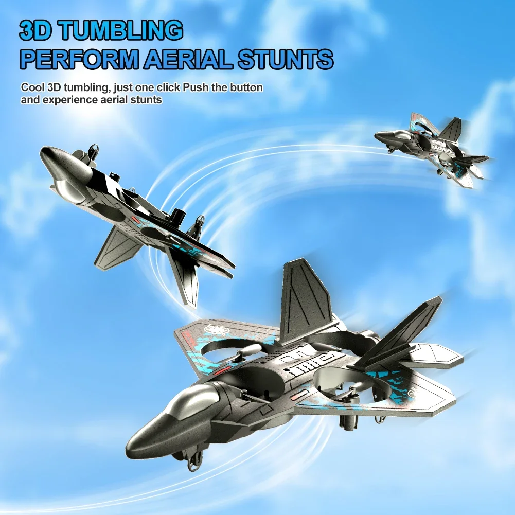 L0712 RC Remote Control Airplane 2.4G Gravity Sensing RC Glider One Key Takeoff 360° Rotation Plane EPP Foam Kids Toys - Image 3