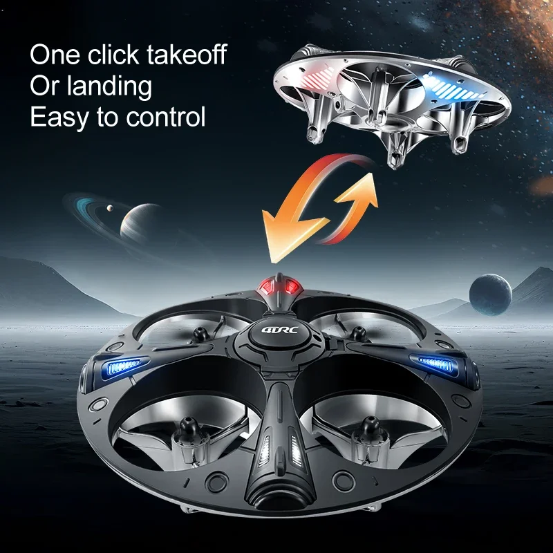 4DRC New V43 Mini UFO RC Drone With LED Light Altitude Hold Quadcopter Anti-collision Induction Dron RC Toys for Boys Children - Image 5
