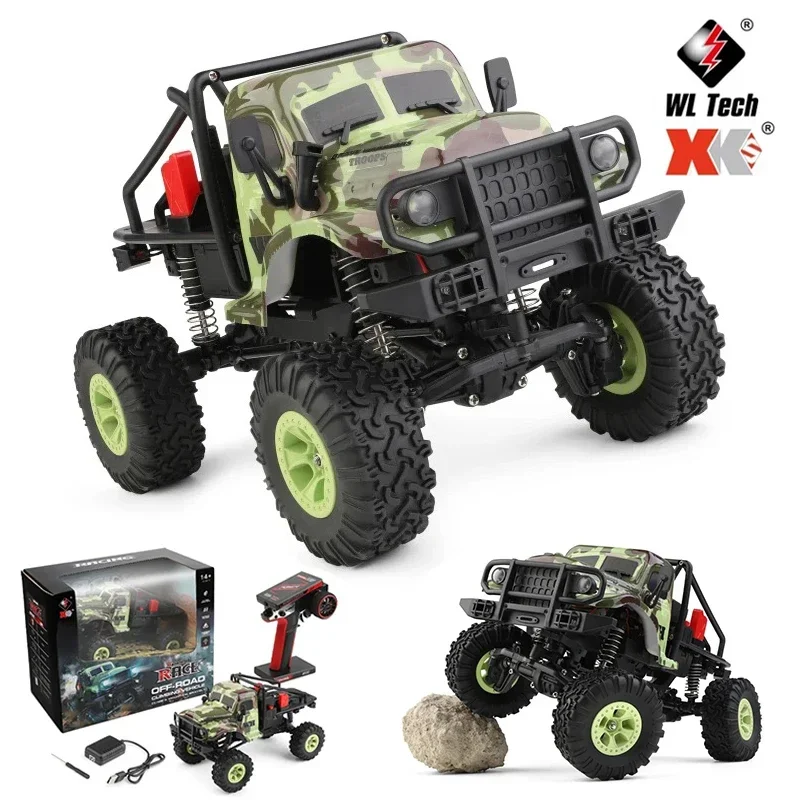 WLtoys 184021 Rc Car 4WD Electric Off-Road Climbing Car 1:18 Remote Control High-Speed Climbing Crawler Vehicle Toys for Kids - Image 2