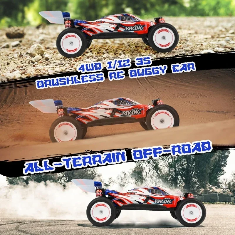 1/12 Fast RC Cars WLtoys 124008 2000mah 4x4 3s Brushless RC Buggy Cars with Independent ESC RC Car Truck Remote Control Cars - Image 5