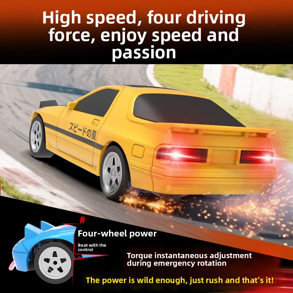JJRC C8827 Mini Full-Scale 4WD RC Car - High-Speed Racing Drift Toy with 2.4GHz Remote Control Christmas gifts Birthday gifts