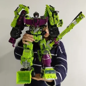 kf-S67870628e84741469ce5d3e86edf5c53n 6IN1 NBK 42CM Devastator Toy Transformation KO Robot Car combination Action Figure excavator Blender Model Kid Christmas present