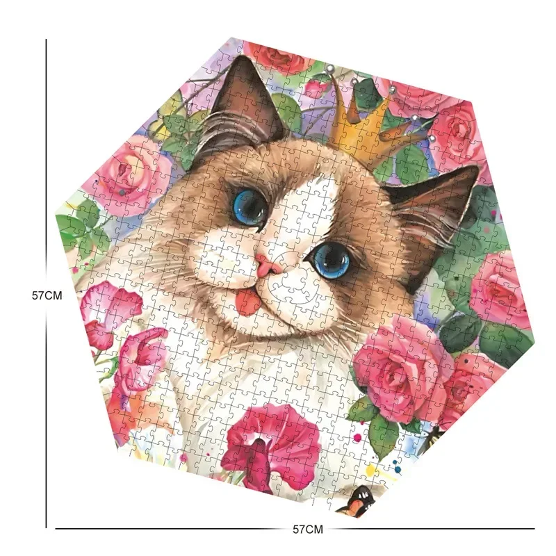 500 pieces of alien puzzle puzzle for adults to relieve stress and boredom, irregular animal patterns, brain burning puzzle toy - Image 5