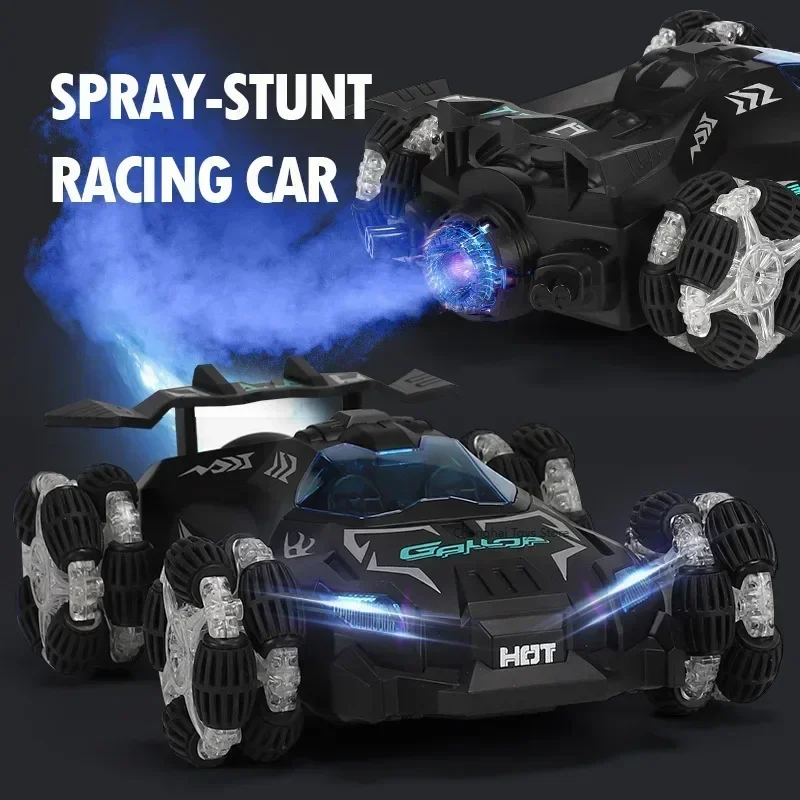 Watch 2.4g Drift spray Racing High Speed Light Music Remote Control Children's Electric Toy Car