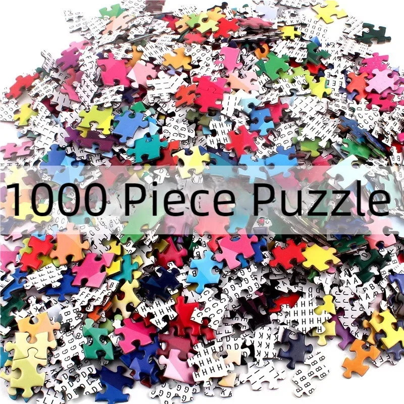 Spider king 1000 PCS of high difficulty adult puzzle, circular and irregular cartoon animal anime toy, children's puzzle gifts - Image 3