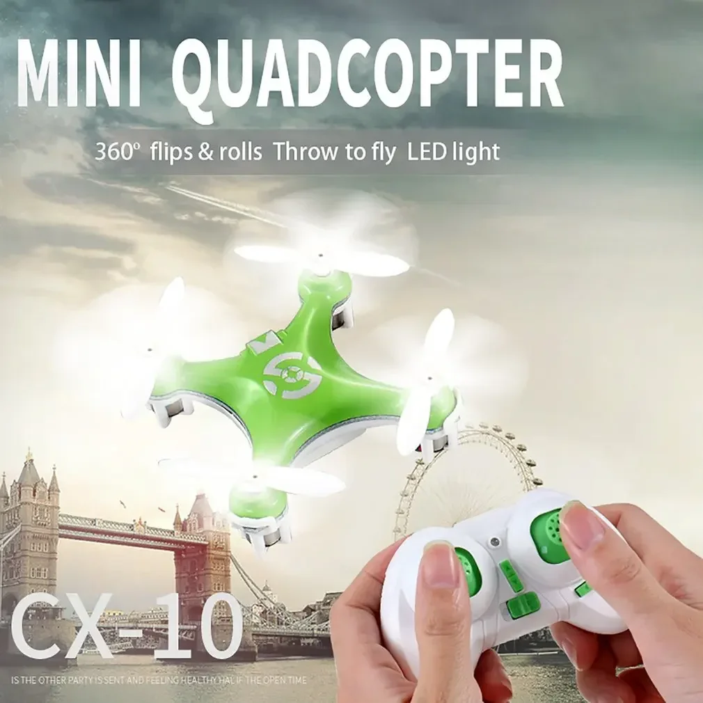 CX-10 Mini 2.4g 4CH RC Remote Control Quadcopter Helicopter Drone CX 10 LED Toys Gift For Children Toys Christmas Gift Rc Drone - Image 2