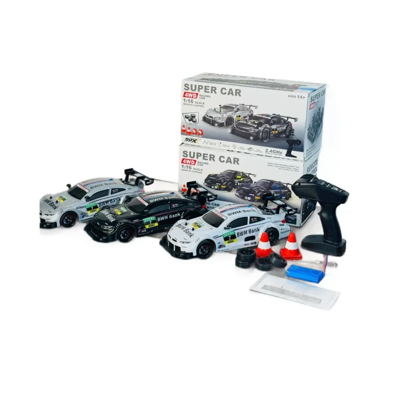 1:16 High Speed 4WD Drift RC Car Rechargeable Racing Car with LED Light System High Speed Racing Car - Image 5