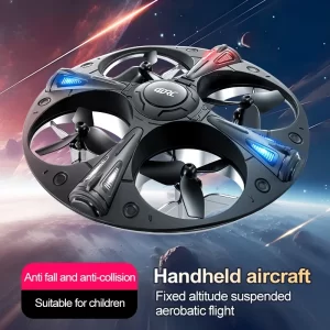 kf-S80453da34f8b41f6be2ffd3557fae205G 4DRC New V43 Mini UFO RC Drone With LED Light Altitude Hold Quadcopter Anti-collision Induction Dron RC Toys for Boys Children