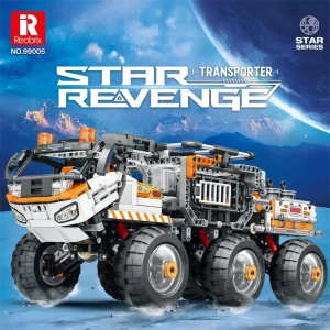 kf-S87c48fd434cb42639d6d1fd5fd0a99c8x Reobrix 99005 Space walking machine model building blocks desktop decoration children's DIY remote control puzzle toy