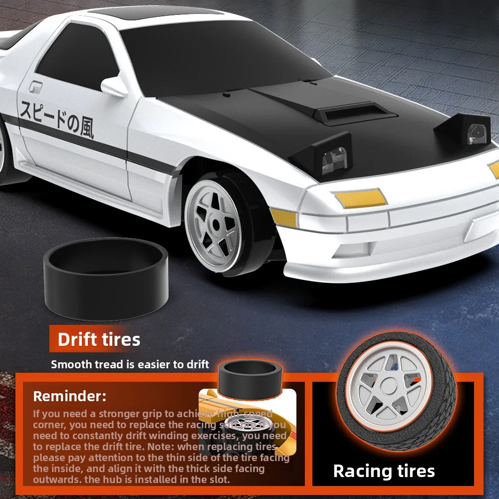 JJRC C8827 Mini Full-Scale 4WD RC Car - High-Speed Racing Drift Toy with 2.4GHz Remote Control Christmas gifts Birthday gifts - Image 2