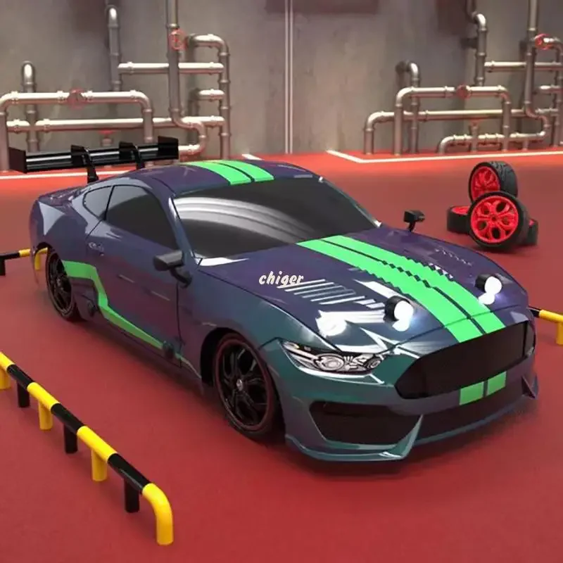 4WD Remote Control Car 1:16 2.4G 40km/h High Speed Drift Mustang GT Sports Remote Control Sports Car Children's Toy Gift 2023 - Image 3