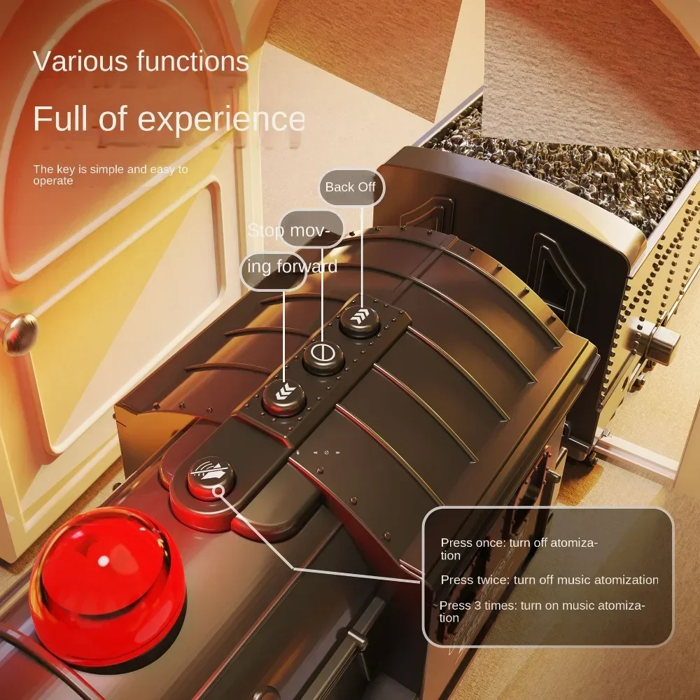 Simulation Classical Electric Train Kids Truck Children Battery Powered Toy for Boys - Image 5