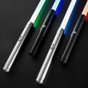 Explosive Flash Light Sword Children's Toy Cross dressing Metal Light Sword 16 Color 2-in-1 Metal Laser Sword Costume Play