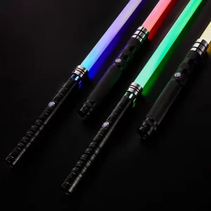 New Metal Laser Sword Adult Toy Cross dressing Light Sword 16 Color 2-in-1 Metal Explosive Flash Light Sword Costume Play dress