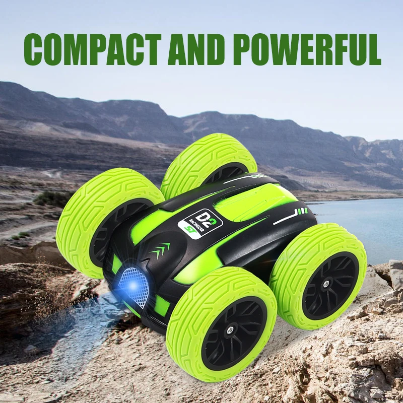 Mini high-speed remote control double-sided stunt car with 360 ° rolling charging and drop resistant children's toy car - Image 6