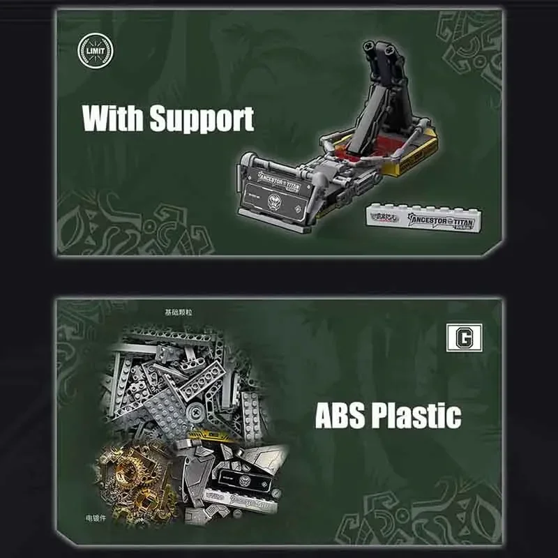 City Technical MOC Primal Titan Mechanical Gorilla Transformation Robot Model Building Blocks DIY Bricks Toys for Children Boys - Image 6