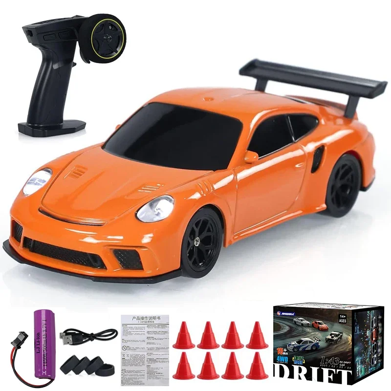 1/43 Mini Drift Race RC Car Four-wheel Drive RTR 4WD Radio 2.4G Racing Drifting High Speed Remote Control Model Toy Boys Gift - Image 2