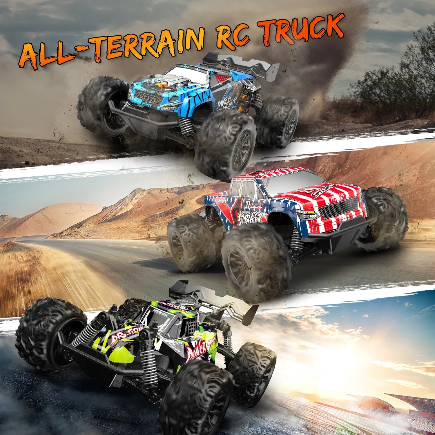 2025 New 2.4G 1:18 RC Remote Control Car High-Speed Drift Off-Road Vehicle Model Climbing Drift Racing Car Boy Toy Gifts - Image 5