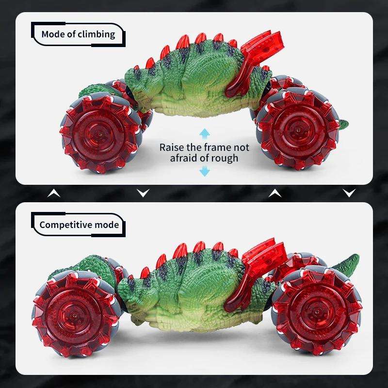 Dinosaur Transformation Car Remote Control Gesture Sensing Twist Transformation Car Toy Children's Touch Drift Stunt Dinosaur Ca - Image 4