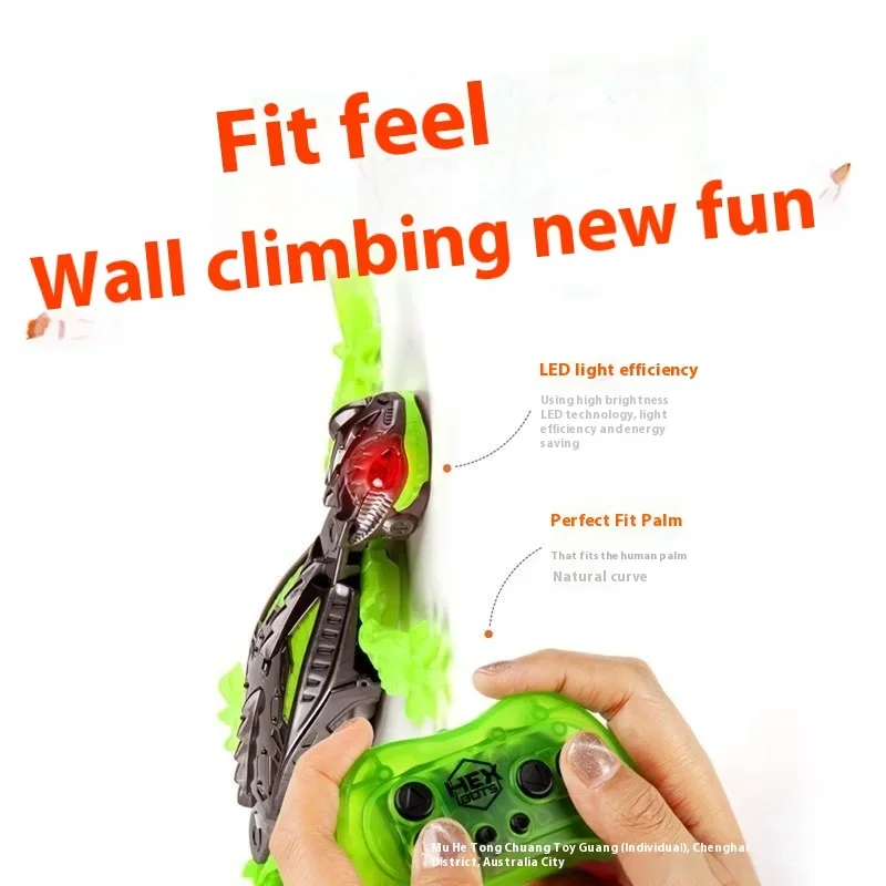 Cross Border Popular Smart Electric Lizard Remote Control Gecko Charging Wall Crawling Remote Control Wall Climbing Car Boy Toy - Image 3