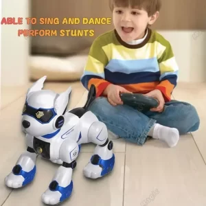 JJRC R27 Intelligent Robot Dog Toy Touch Walking Dancing Light Playing Cute Remote Control Electric Smart Pet Dog Kid's Gifts
