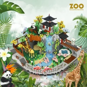 kf-Sced202d5da9f4993996f7d36df995055G 5000PCS Creative Micro Particle City Street View Rainforest Panda Animal Zoo Building Blocks Assemble Bricks Toys Boy Kid Gift