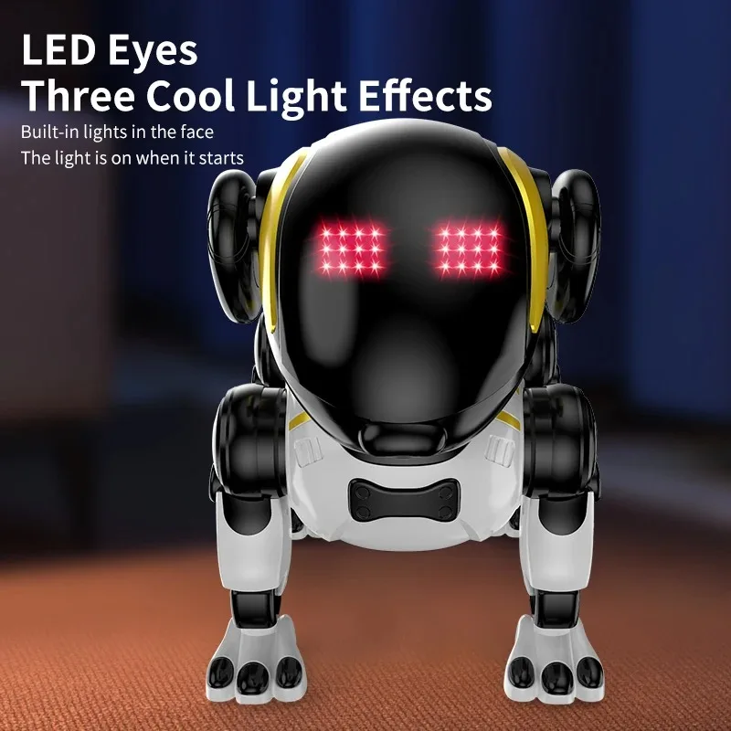 Emo Remote Control Robot Dog RC Robot Voice Intelligent Walking Dancing Interactive Pet Puppy Play Cute Children Toys for Kids - Image 5