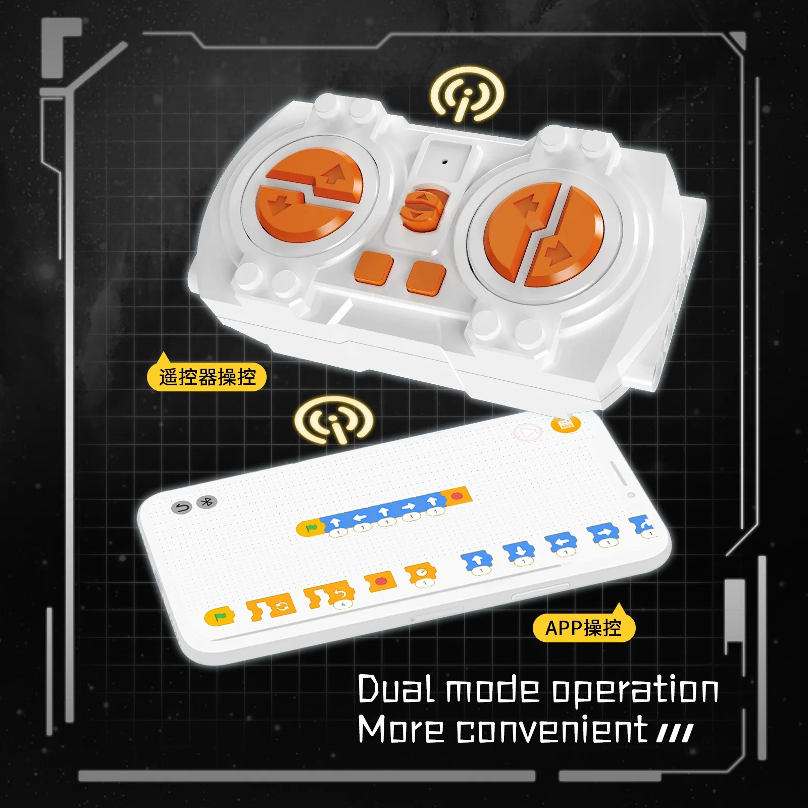 5 in 1 STEM Technical Idea Remote Control Deformed Robot Car Building Blocks City APP RC Vehicle Tank Bricks Toys For Kids Gifts - Image 4