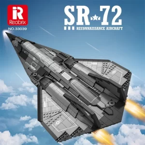 SR-72 spy plane building blocks Military Air Force fighter model building blocks Tabletop decorations Children's toys Gifts Gift