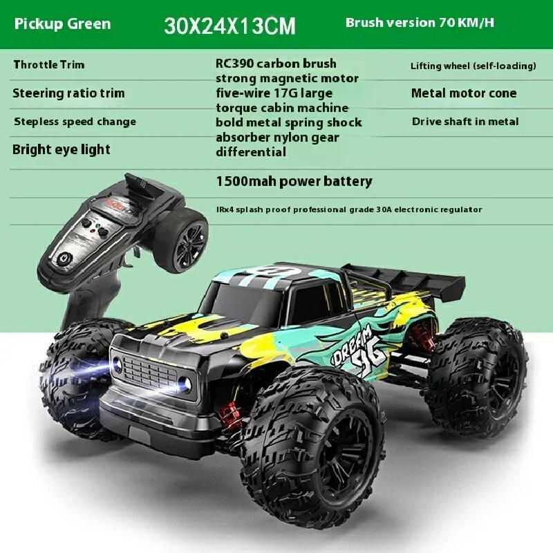 New Brushless Remote Control Car Four-Wheel Drive Electric Toy Car High-Speed Drift Off-Road Climbing Big wheel Racing Model Toy - Image 4
