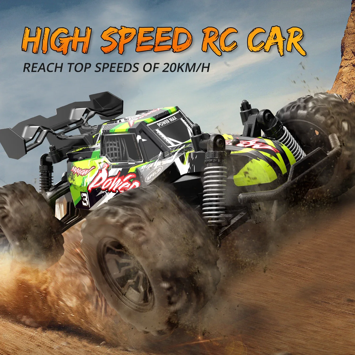 2025 New 2.4G 1:18 RC Remote Control Car High-Speed Drift Off-Road Vehicle Model Climbing Drift Racing Car Boy Toy Gifts