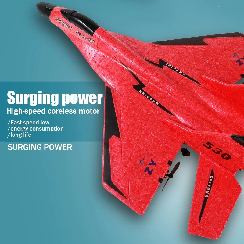 Remote Control Plane ZY530 2.4G With LED Lights 720P Camera Aircraft RC Flying Model Glider EPP Foam Toy Airplane Gifts for Kids - Image 5