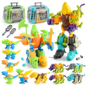 Children's Jurassic Animal Assembly Dinosaur Triceratops Twisting Screws, Dismantling and Dismantling Boy Toys